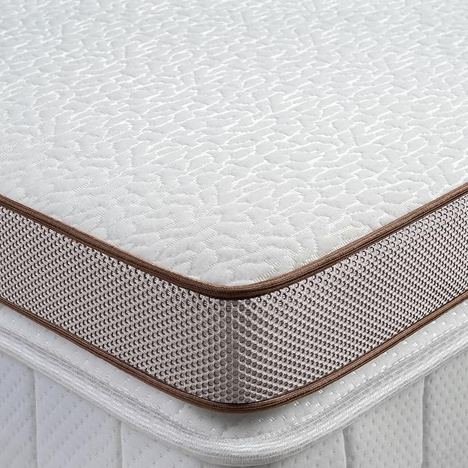 BedStory 4 Inch Memory Foam Mattress Topper Twin Size by BedStory