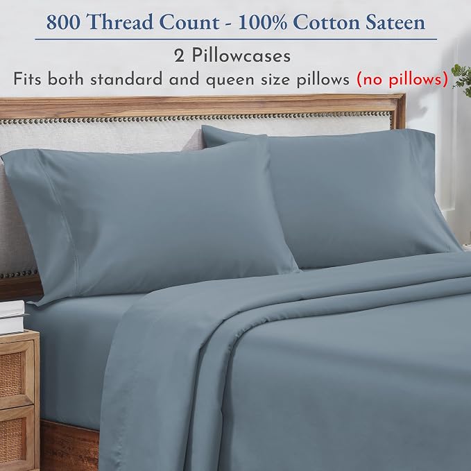 Heirloom Soft, Smooth & Thick Certified 800 Thread Count 100% Cotton Sateen - Image 4