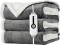LaffyLo Heated Throw Blanket 50 x 60, Fast Heating Electric Blanket, Dual-Sided by LAFFYLO