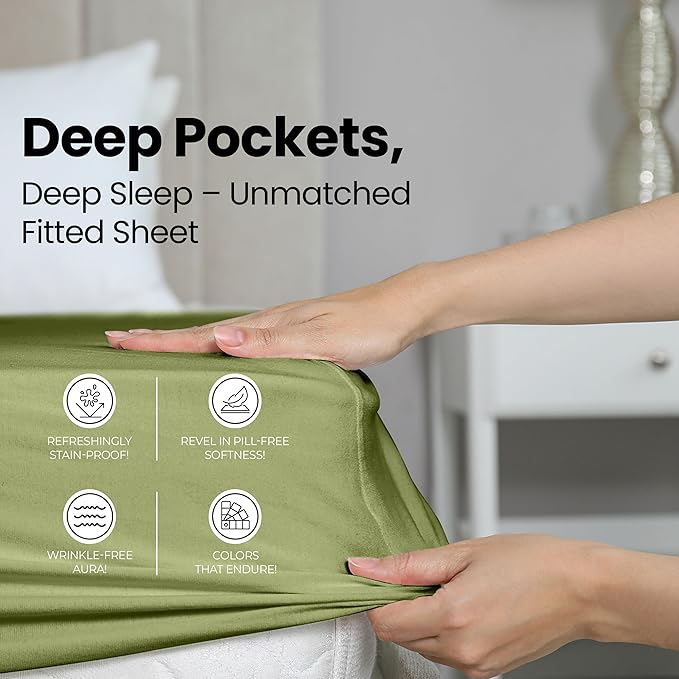 Utopia Bedding Queen Fitted Sheet - Image 4