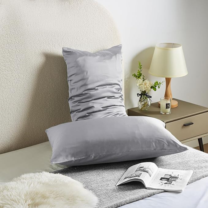 Silk Pillowcase for Hair and Skin Mulberry Silk Pillowcase Soft Breathable - Image 3