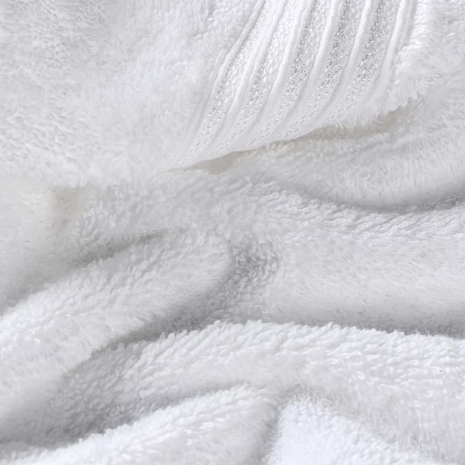 Superior Egyptian Cotton 8-Piece Towel Set, Guest Bath Decor Essentials - Image 6