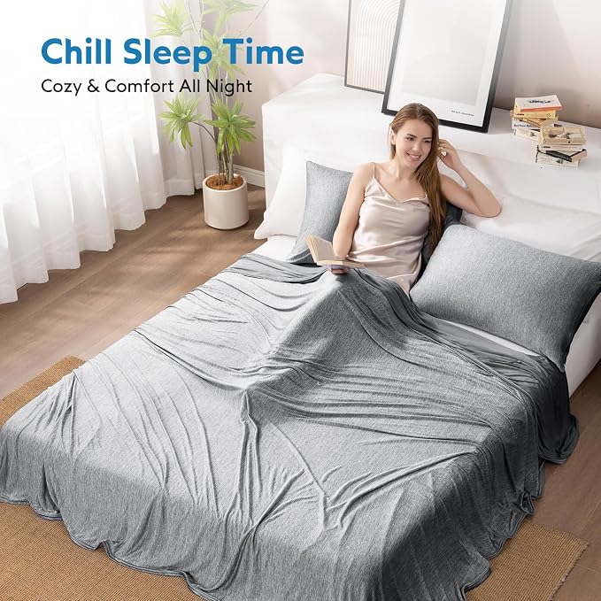 HOMFINE Cooling Blankets for Hot Sleepers - Image 3
