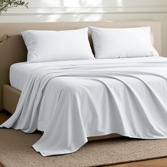 Bare Home Full Flat Sheet - Image 2