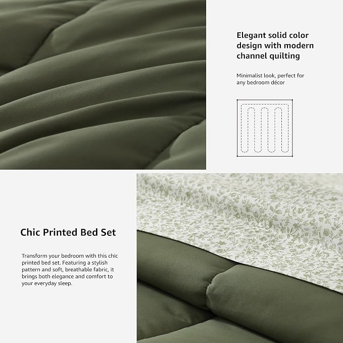 Monbix Queen Comforter Set - Image 5