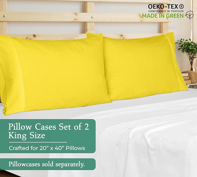 Royale Linens King Pillowcase Set of 2 - Image 2