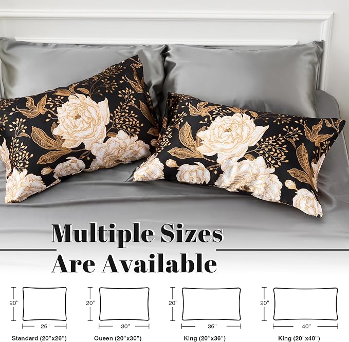 EXQ Home Satin Pillowcase for Hair and Skin Queen - Image 5