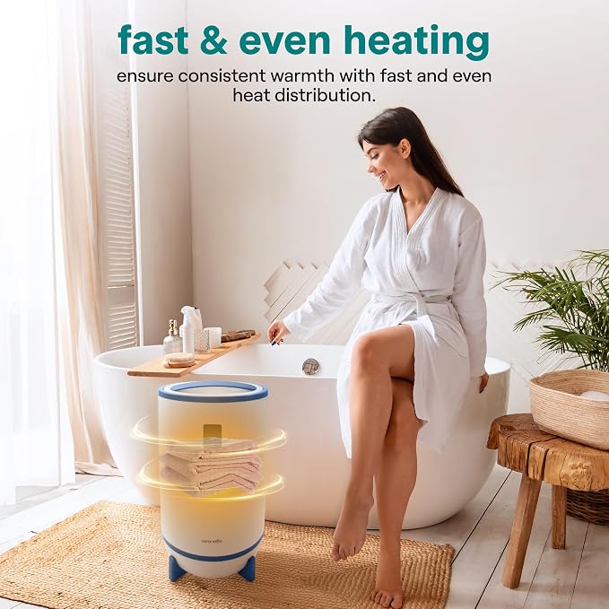 SereneLife Towel Warmer Bucket Style - Image 5