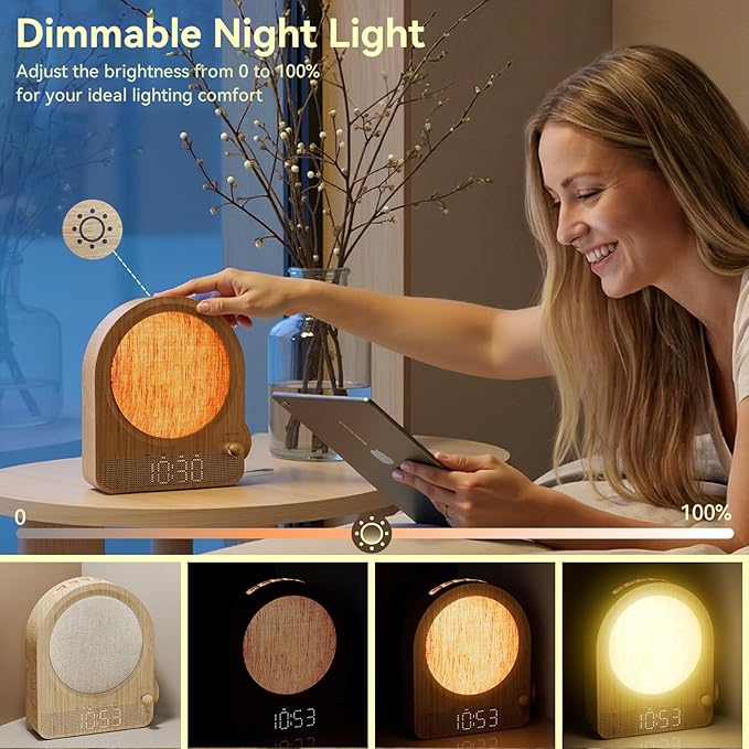 Vivilumens Gradual Sunrise Alarm Clock & White Noise Sound Machine - Image 7
