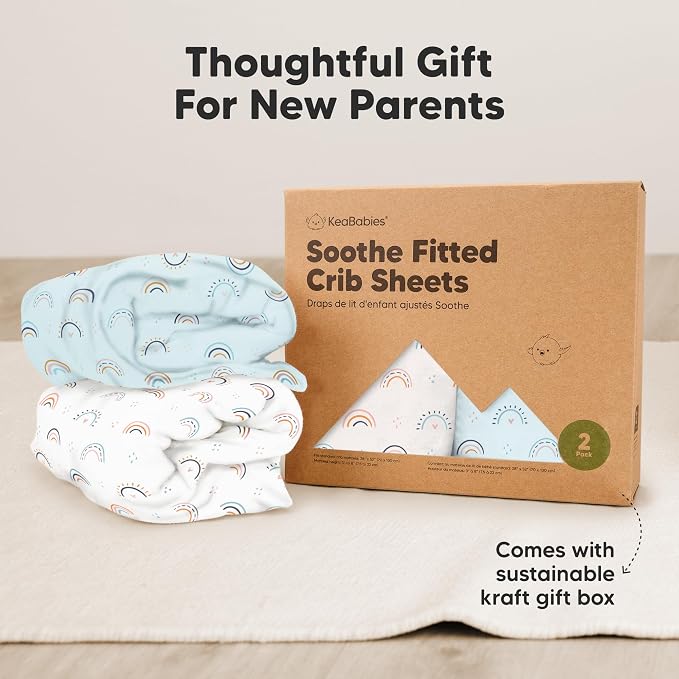 KeaBabies 2-Pack Organic Crib Sheets - Image 9