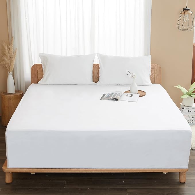 Sunflower Full Fitted Sheet, 1-Piece Extra Deep Pocket Fitted Bottom Sheet 22" - Image 5