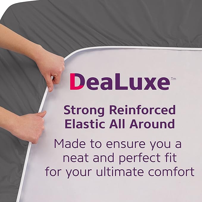 Deep Pocket Queen Fitted Sheet 16' Real Fitted Bed Sheets Fit Perfectly 14'18' - Image 4