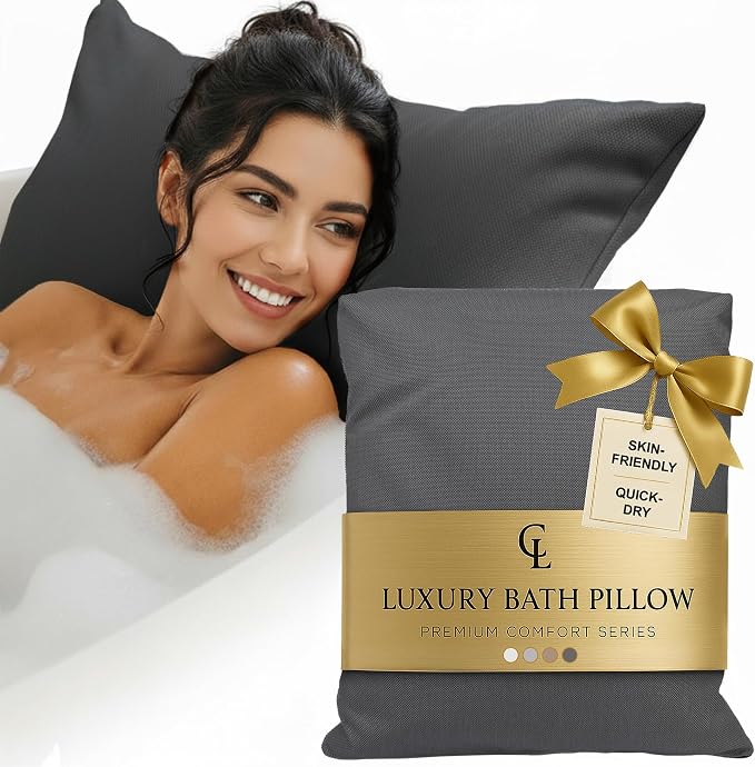 Luxury Bath Pillow for Tub by CLAESSONLIVING