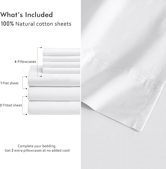 RUVANTI 7 Pcs Cotton Sheets - Image 4