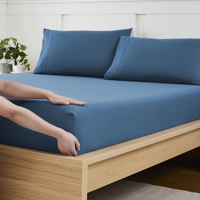 Full Size Fitted Sheet Only by SweetHomeCollection
