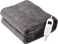 Tefici Electric Heated Blanket Throw, Super Cozy Soft 2-Layer Flannel 50" x 60" by StayWarmStayHappy