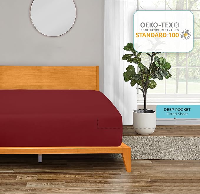 Royale Linens Fitted Sheet Full - Image 7
