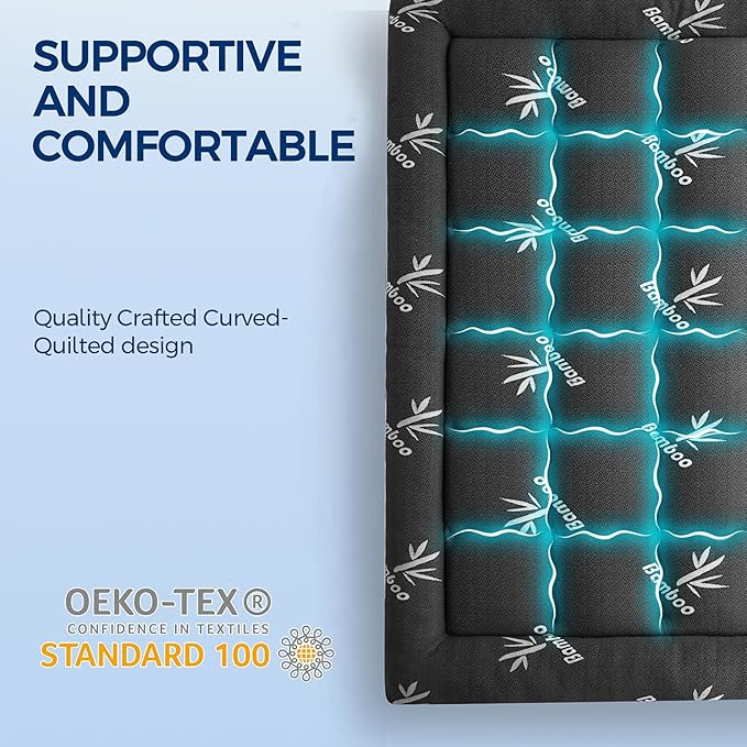 Mattress Topper Queen Size, Cooling Extra Thick Breathable Viscose Made from - Image 5