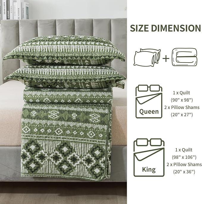 BEDIFANY Quilts King Size, Reversible Lightweight Bedspread - Image 7