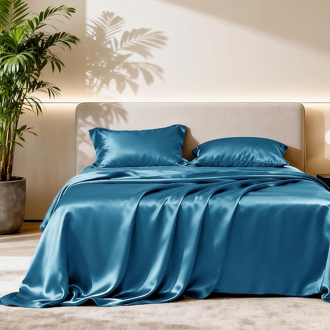 Love's cabin Satin King Sheet Sets by Lovescabin