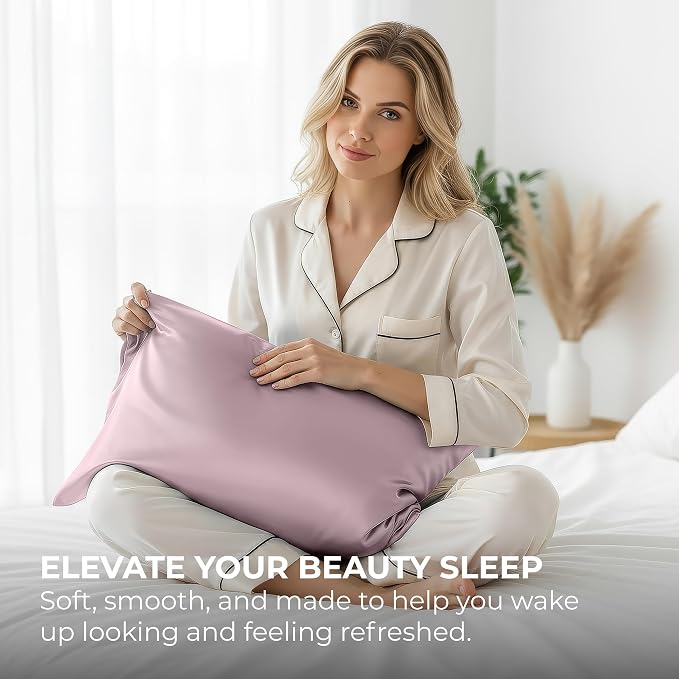 Pure Bedding Satin Pillowcase 2 Pack - Image 5