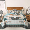 BEDIFANY Cotton King Size Quilt Sets, Lightweight King Quilt Bedding Set Garden by BEDIFANY