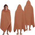 COTTON CRAFT Hooded Bath Towel – 2 Pack Oversized 35x70 Waffle Weave Towel by COTTONCRAFT