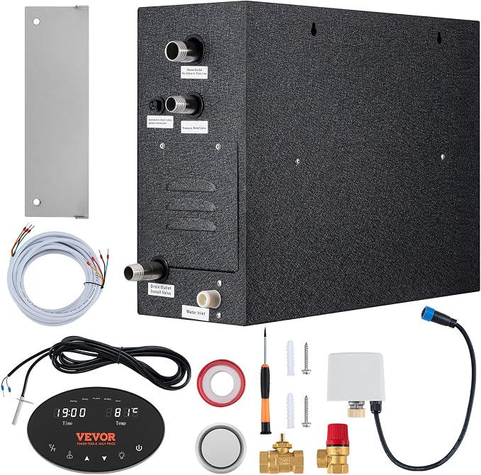 VEVOR Steam Shower Generator, 15 kW, Segmented Heating Temperature by VEVOR