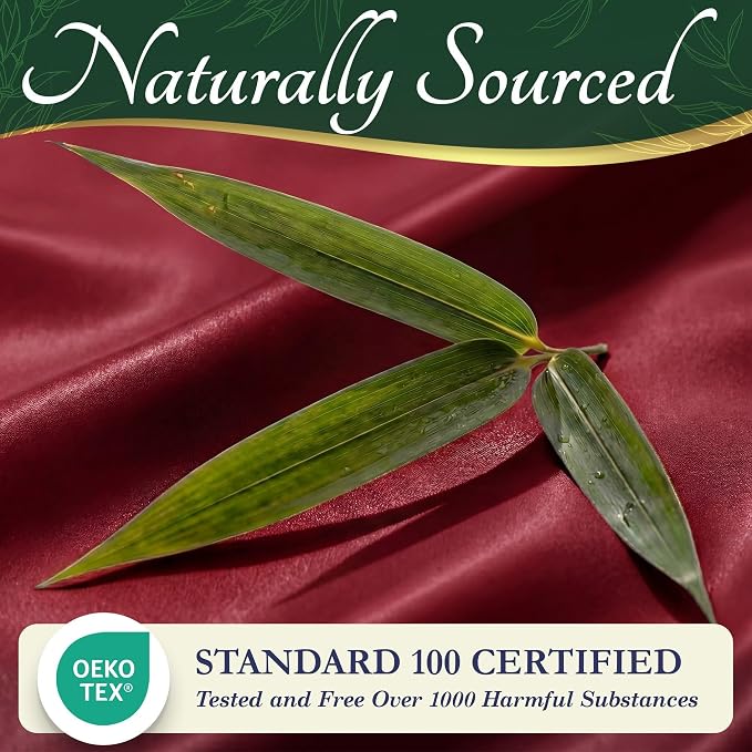 DECOLURE 100% Viscose Derived from Bamboo Sheets Twin Size - Image 7