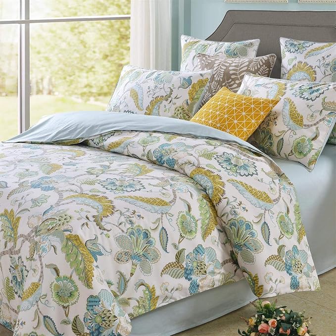 mixinni Cotton Print Paisley Duvet Cover - Image 3