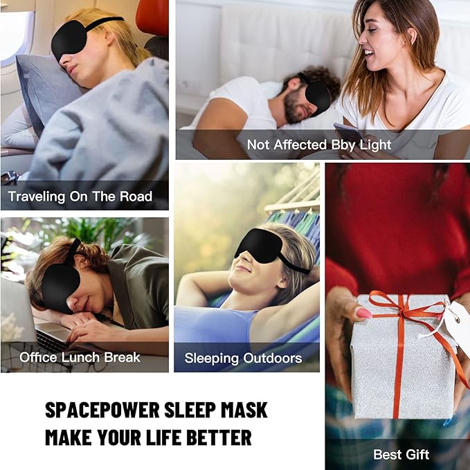 Sleep Mask, Silk Eye Mask for Sleeping - Image 6
