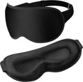 Blackout Sleep Mask for Men & Women: Weighted 3D Contoured Night Eye Cover by FACEMOON