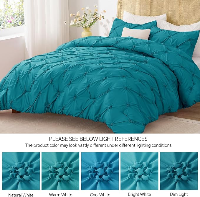 BEDELITE Teal Twin Comforter Set - Image 7
