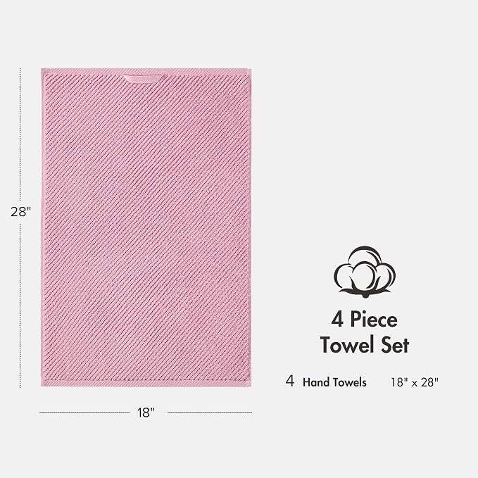 Madison Park 4-Piece Hand Towel Set - Image 9