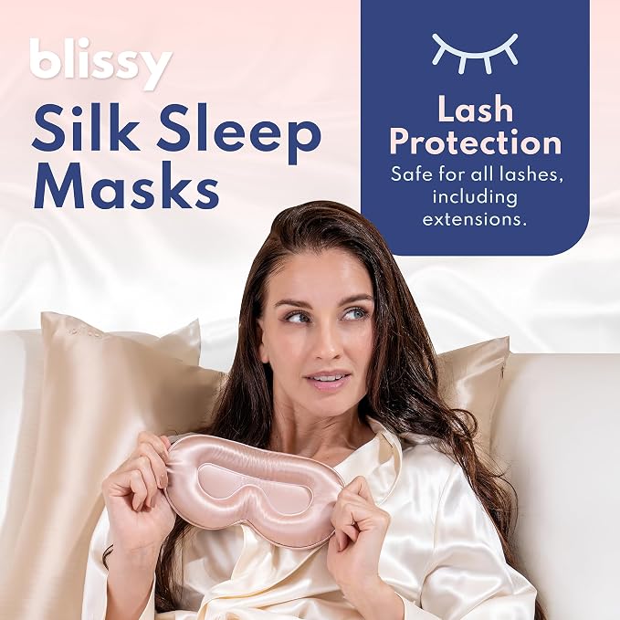 Blissy Silk Sleep Mask Profile - Image 2