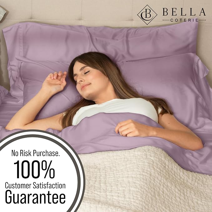 BELLA COTERIE | Luxury Bamboo Viscose King Size Pillowcase Set | 100 % - Image 5