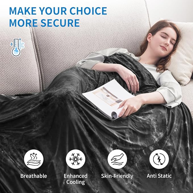 Guohaoi Cooling Blanket for HotSleepers, Decortive Tie Dye, Absorbs Heat to - Image 3