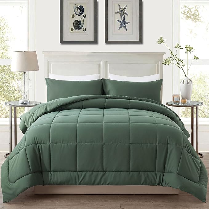 DOWNCOOL King Size Comforter Set -All Season Bedding Comforters Sets by DOWNCOOL