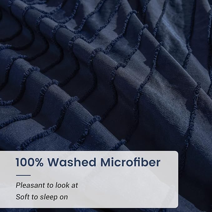 NEXHOME PRO Duvet Cover Queen, Soft and Lightweight 100% Washed Microfiber - Image 4