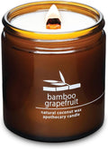 Hemlock Park Bamboo Grapefruit Apothecary Hand-Poured Scented Candle | by HemlockPark