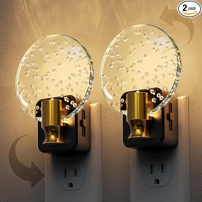 L LOHAS LED Night Lights Plug into Wall, Dusk to Dawn Sensor, 3000K Soft White by LLOHASLED