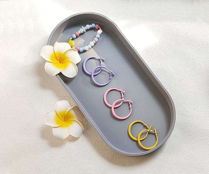 Gray Small Tray, 3 Pack Oval Tray - Image 7