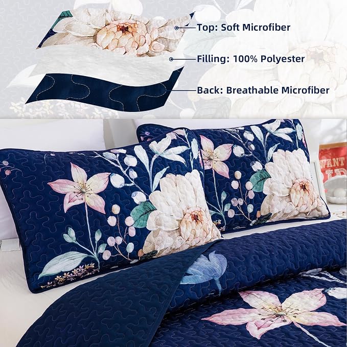 Drucon Floral Quilt King Size - Image 5