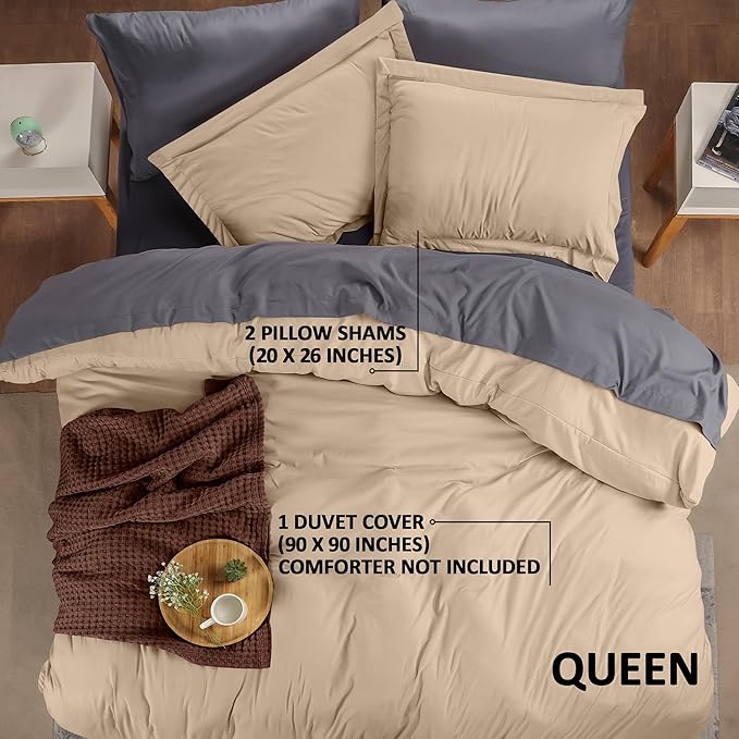 Utopia Bedding Duvet Cover Queen Size - Image 2