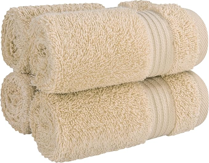 Cotton Paradise 100% Cotton Turkish Washcloth Set - Image 5