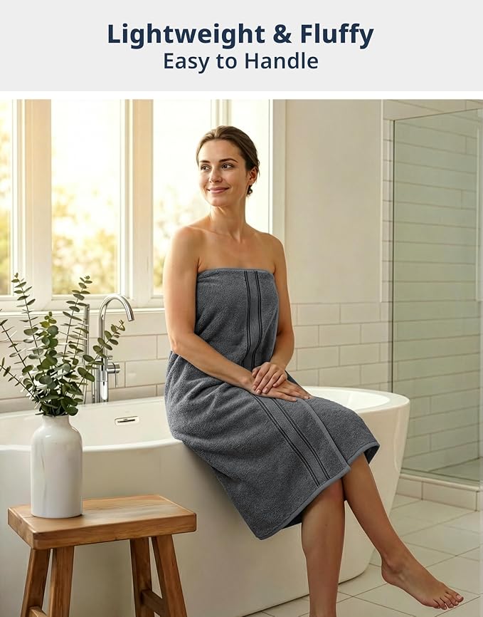 LANE LINEN 100% Cotton Bath Sheets - Image 2