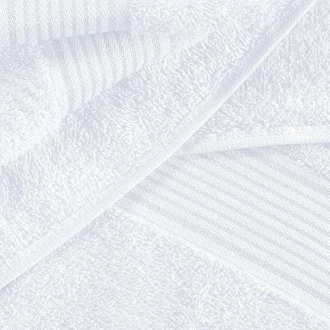 Elvana Home Cotton 2 Pack Oversized Bath Towel Set 28x55 inches, Large Bath - Image 2