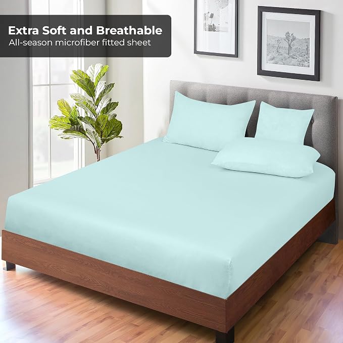 Royale Linens Fitted Sheet Full - Image 4