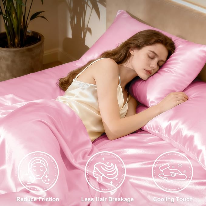Love's cabin Satin Queen Sheets Set - Image 3