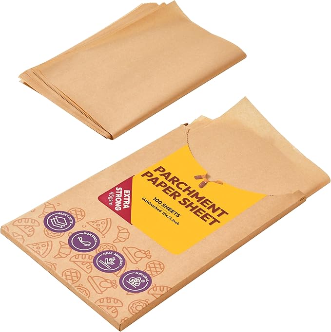 Katbite 16x24 Inch Parchment Paper Sheets, Unbleached Parchment Paper by katbite
